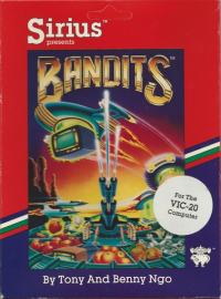 Bandits Vic-20 US box art